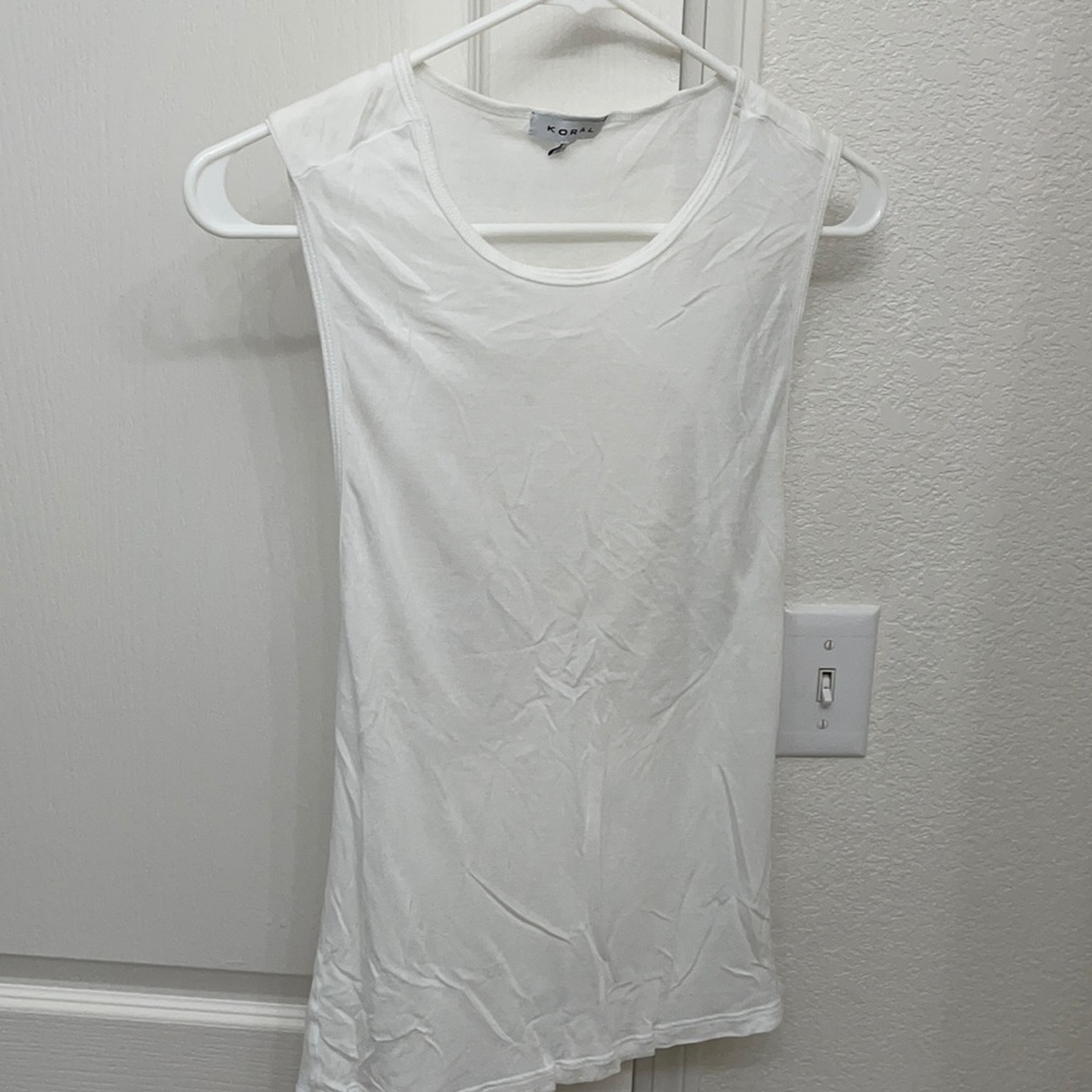 Koral Active Aura Tank Top, XS, white